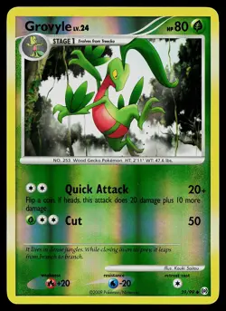 Pokemon Card - Grovyle Arceus 39/99 Uncommon Reverse Holo - Image 1