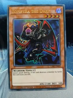 Yugioh Zombyra the Dark Ultra Rare LART-EN059 NM - Image 1