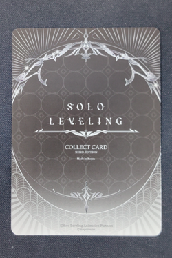 Solo Leveling 3 Sung Jinwoo SL3E-SEC 001 Card Signed + Sung Jinwoo SL3E-093 HR - Image 2