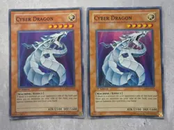 ​Cyber Dragon 1st Edition CRV-EN015 Super Rare Yu-Gi-Oh Card Set x2 - Image 1