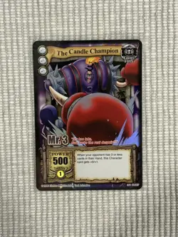 Bandai One Piece CCG Card Mr. 3 The Candle Champion Silver Rare Silver Letters - Image 1