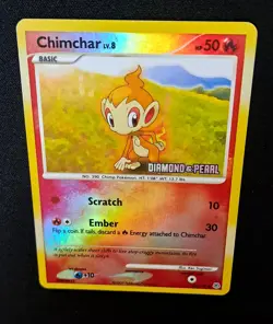 Chimchar - [Diamond & Pearl] 076/130 Burger King Pokemon Holo STAMPED Promo Card - Image 1