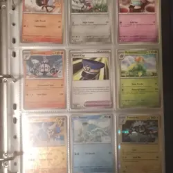 Pokemon TCG Card Lot with CardGuard Binder, 100 Pages, Holds 900 Cards, Meowth - Image 3