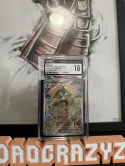 CGC 10 Simisage 090/086 AR Art Rare Black Bolt sv11B Pokemon Card - Image 1