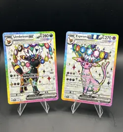 Pokemon TCG SV Promos - Umbreon Ex & Espeon Ex - 2 Card Lot - SVP 175 / 176 - Image 1
