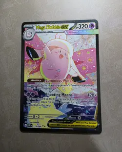 Pokemon TCG Mega Clefable EX 119/088 Foil Mega Evolution Fairy Card - 320 HP - Image 1