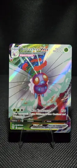 Butterfree VMAX 002/189 Swsh03: Darkness Ablaze Holo Pokemon Card TCG - Image 1