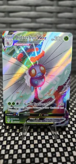 Butterfree VMAX 002/189 Swsh03: Darkness Ablaze Holo Pokemon Card TCG - Image 3