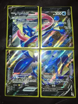 Pokemon TCG Greninja V-Union Holo Card Set of 4, SWSH Promo Cards SWSH155-158 - Image 1