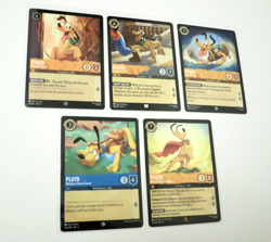 Disney Lorcana Theme Lot - Pluto Theme lot of 5 Cards - Image 2