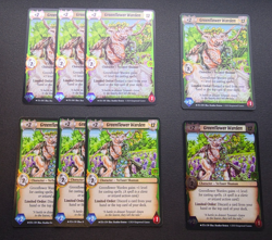 GREENFLOWER WARDEN - LOT OF CARDS - 139 & 385 - KS WARLORD S.O.T.S. - ITA - Image 1