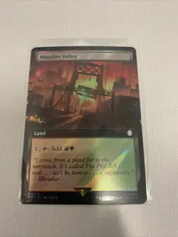 Mossfire Valley Extended Art Surge Foil - PIP 1029 - NM - MTG Magic - Image 1