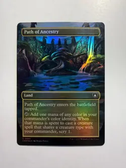 Path of Ancestry (Borderless) 661 MTG Commander Masters Foil - Image 1