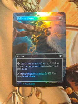 Fellwar Stone (Borderless) - Commander Masters (CMM) -foil -nm - Image 1