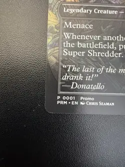 Borderless Nonfoil Super Shredder Spotlight Richmond TMNT MTG - Image 2