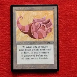 Magic: The Gathering Sandals of Abdallah Mono Artifact Arabian Nights English - Image 1