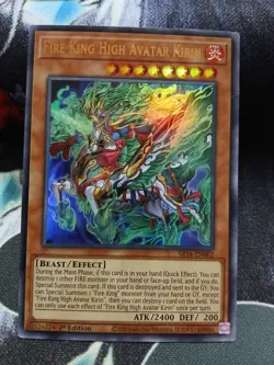Yugioh Fire King High Avatar Kirin Ultra Rare SR14-EN002 1st Ed NM - Image 1