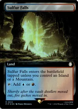 Sulfur Falls (Extended Art) Foil R Universes Beyond: Fallout 512 NM - Image 1