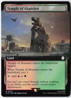 Temple of Abandon (Extended Art) Foil R Universes Beyond: Fallout 516 NM - Image 1