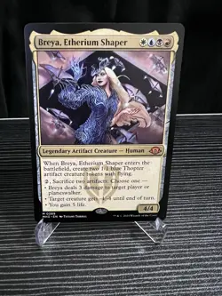 Custom EDH Feat. Breya, Etherium Shaper (White Blue Black Red) - Image 1