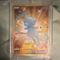 Pokemon Mew Celebrations 025/025 Secret Rare Full Art Holo Psychic Psyshot Card - Image 1