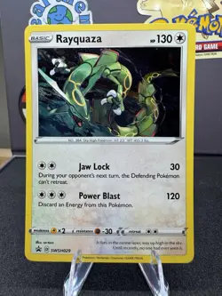 Rayquaza SWSH029 Pokemon TCG SWSH: Sword & Shield Promo Cards Cosmic Holo - Image 1