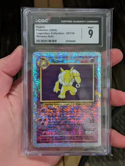 Pokemon Legendary Collection Reverse Holo Hypno #25/110 CGC 9 MINT - Image 1