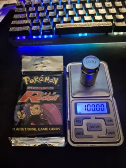 HEAVYU! WOTC Pokemon Team Rocket Booster Pack! 20.9+g 🚀 742818061766 - Image 3