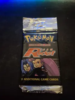 HEAVYU! WOTC Pokemon Team Rocket Booster Pack! 20.9+g 🚀 742818061766 - Image 5