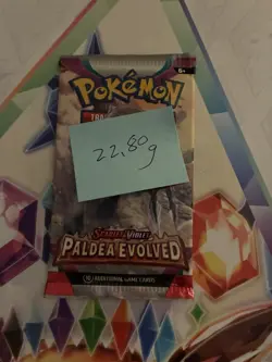 Very Heavy! 22.80g Pokemon Sealed Paldea Evolved Booster Pack - Image 2