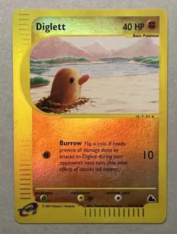 Pokemon TCG Diglett 50/144 Skyridge Reverse Holo 2003 - Image 1