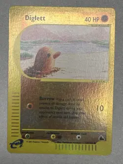 Pokemon TCG Diglett 50/144 Skyridge Reverse Holo 2003 - Image 3