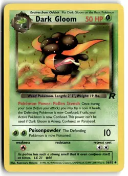 2000 Pokemon - Team Rocket Dark Gloom #36/82 - Image 1
