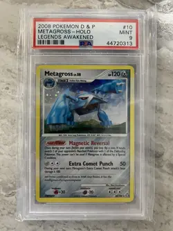 Pokemon TCG - Metagross - 10/146 - PSA 9 MINT - Holo Rare - Legends Awakened - Image 1