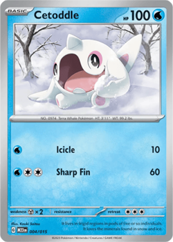 Cetoddle 004/015 Promo McDonald's Collection 2023 Pokemon Near Mint - Image 1