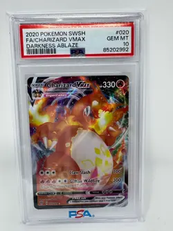 Charizard VMAX #20 Pokemon Darkness Ablaze PSA 10 - Image 1
