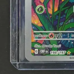 2023 POKEMON SV OBSIDIAN FLAMES #198/197 GLOOM ILLUSTRATION RARE - Image 4