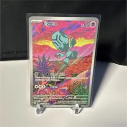 Pokemon Elgyem Illustration Rare Sv: Black Bolt Full Art Holo 120/086 60 HP - Image 1