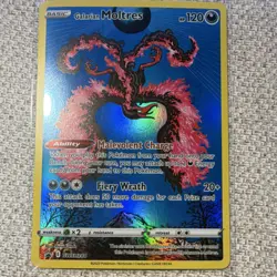 Pokemon TCG Galarian Moltres SWSH284 Sword & Shield Promo Full Art Holo 2023 - Image 1