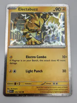 Electabuzz Holo 151 Promo 125/165 Scarlet & Violet Pokemon TCG NM - Image 2