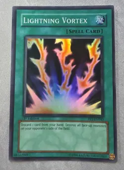 Yu-Gi-Oh Lightning Vortex FET-EN040 1st Edition Super Rare NM - Image 1