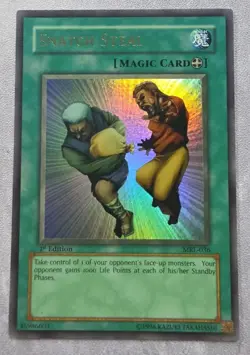 YuGiOh Snatch Steal MRL-036 1st Ed Ultra Rare Foil Holo Vintage - Image 1