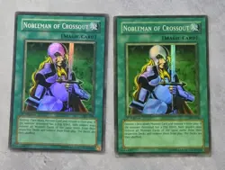 ​YuGiOh Nobleman of Crossout PSV-034 1st Ed Super Rare Foil Set x2 - Image 1