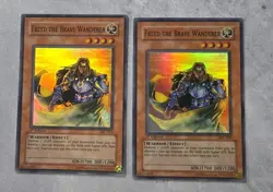 YuGiOh IOC-014 Freed the Brave Wanderer 1st Ed Ultra Rare Foil Set of 2 - Image 1