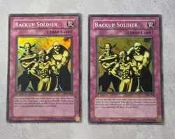 YuGiOh PSV-028 Backup Soldier 1st Ed Super Rare Foil Set of 2 - Image 1
