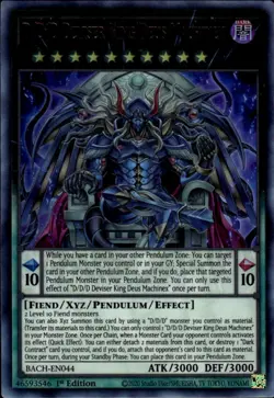 Yu-Gi-Oh! D/D/D Deviser King Deus Machinex Ultra Rare BACH-EN044 - Image 1