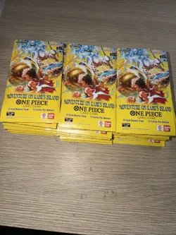 Adventure on Kami's Island One Piece TCG 12 card booster pack x21 Brand New - Image 1