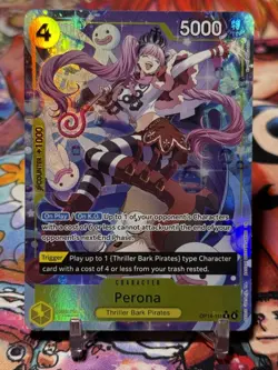PERONA - One Piece TCG OP14-111 - AA Alt Art Rare R - The Azure Sea's Seven - Image 1