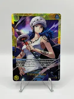 One Piece CCG Trafalgar Law EB03-062 SEC - English - PACK FRESH MINT - Image 1