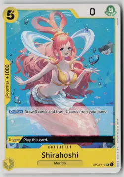 Shirahoshi OP03-116 One Piece Pillars of Strength Uncommon Near Mint - Image 1